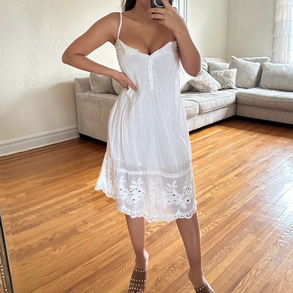 Stunning ethereal lightweight midi white Antica Sartoria dress😍 - Picture 1 of 6